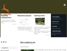 Tablet Screenshot of hubertus.com