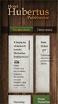 Mobile Screenshot of hubertus.cz