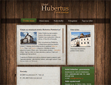 Tablet Screenshot of hubertus.cz